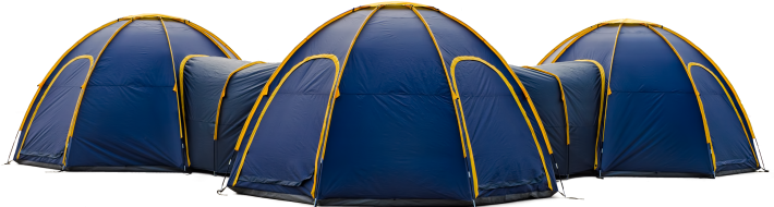 Pod Tents – First Development Pods Prototype Pods