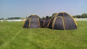 Twin PODS set up at Lfest 2013 