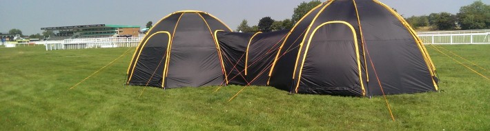 POD Tents @ LFest Twin PODS set up at Lfest 2013