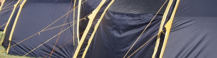 POD Tents exhibit at OTS 2013 3 POD set up at the outdoor trade show 2013